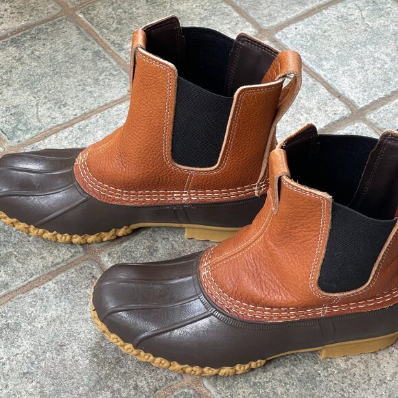 Men's LL Bean Pull-on 8" Chelsea Boots, size 7 - Picture 1 of 5